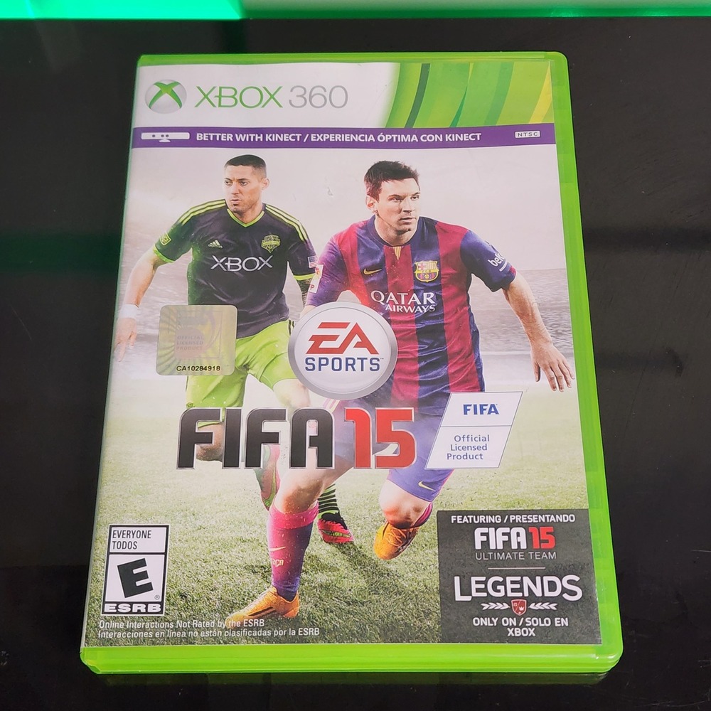 EA Sports FIFA 15 Video Game Xbox 360 Sports Ultimate Team Legends Excellent